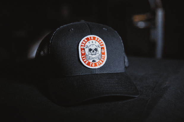 born-to-bogey-golf-patch-hat