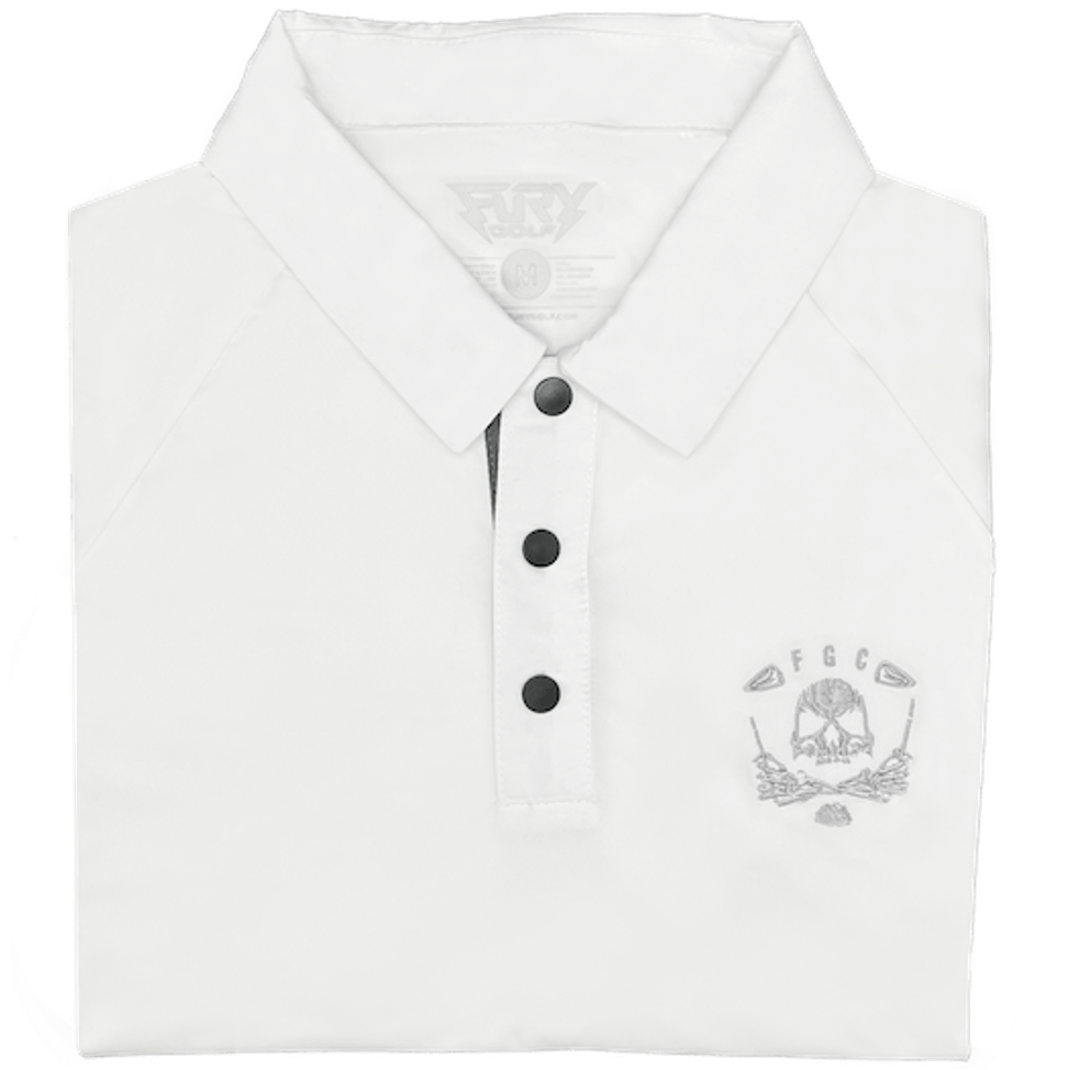 Icarus Polo (White) | Fury Golf Company